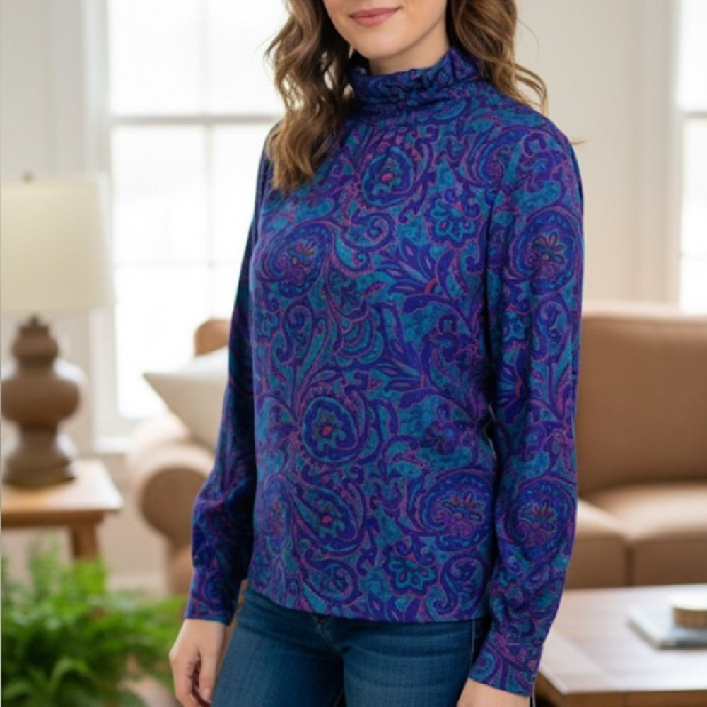 VINTAGE Pendleton Country Sophisticates Paisley Top NEW